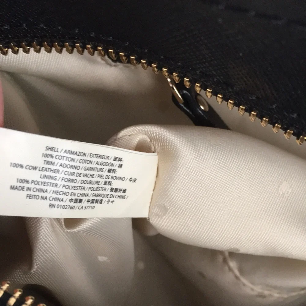 NWOT Kate Spade Cameron Street Plaid Candace Leather Satchel Bag - Picture 12 of 16